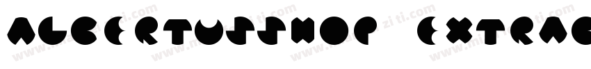 AlbertusSHOP Extrabold字体转换
